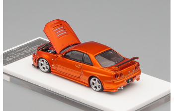 NISSAN GTR R34, orange