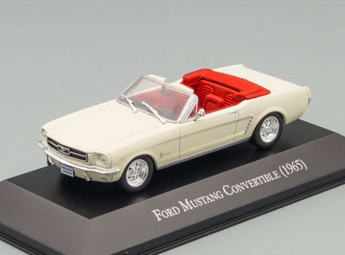 FORD Mustang Convertible (1965), beige / red