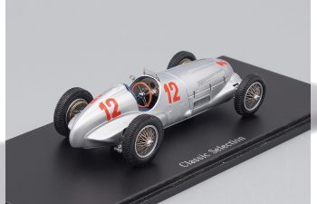 MERCEDES-BENZ W125 #12 Rudolf Caracciola Germany GP (1937), silver