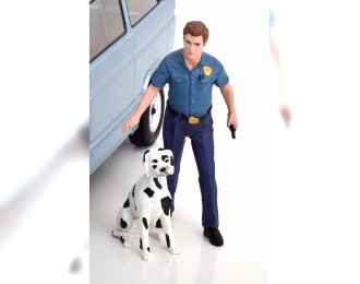 FIGUR Firefighters Fire Dog Training Car model not included in the price