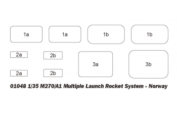 Сборная модель M270/A1 multi-barrel rocket system