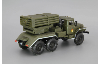 БМ-21 "Град" (Уральский грузовик 4320), темно-зеленый