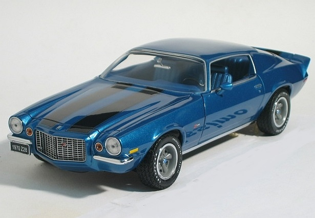 CHEVROLET Camaro Z28 (1970), blue metallic / black