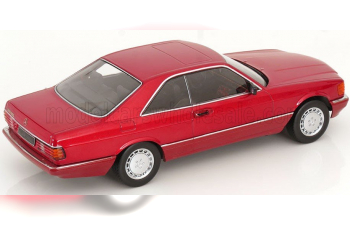 MERCEDES-BENZ S-class 500 Sec (c126) Coupe (1985), Red Met