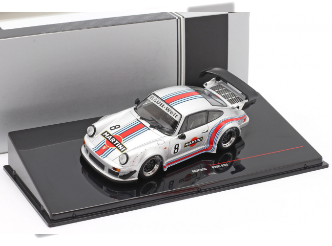 PORSCHE 911 RWB 930 "Martini" 2018 Silver