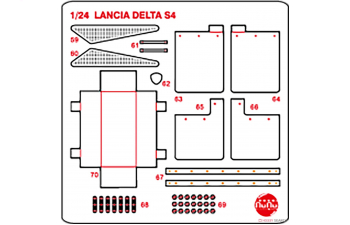 Набор дополнений LANCIA Delta S4 '86 Monte Carlo