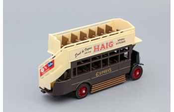 AEC S Type Bus 1922, brown / beige