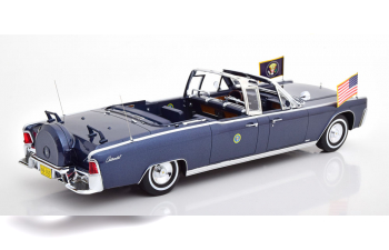 LINCOLN Continental X100 J F Kennedy (1961), dark blue-metallic