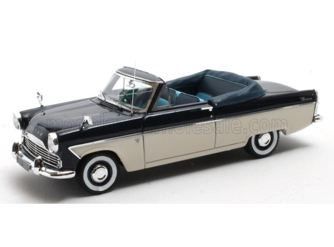 FORD Zodiac MKII 206E Cabriolet Open (1958), blue/white