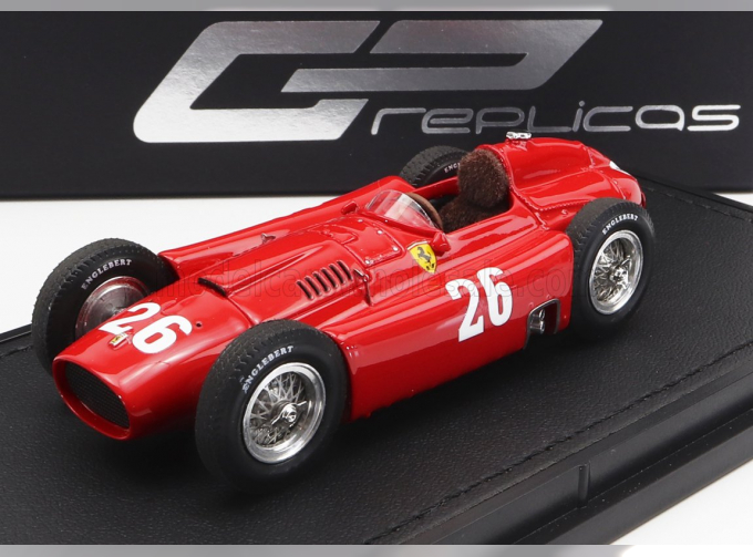 FERRARI F1 D50 Long Nose №26 2nd Monza Italy Gp Fangio (1956) World Champion (after Lap 32 With The Collins Car), Red