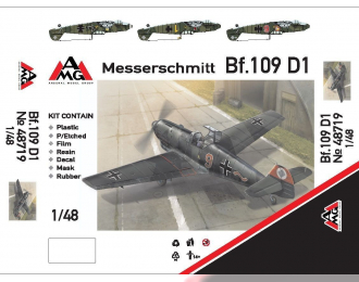 Сборная модель Самолет Messerschmitt Bf.109 D-1