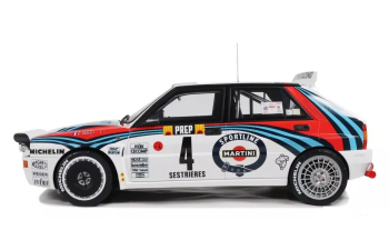LANCIA Delta HF Integrale GR.A White D. Auriol Rally Monte Carlo (1992), white/blue/red 