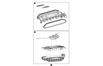 Сборная модель Т-72 B3/B3M 2 in 1 Main battle tank