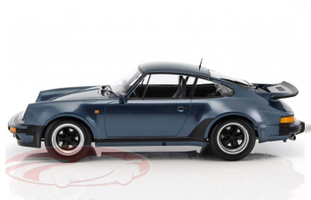 PORSCHE 911 (930) Turbo (1977), blue gray metallic