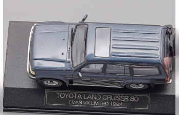 TOYOTA Land Cruiser 80 Van VX Limited (1992), dark bluish gray metallic