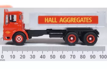 AEC Tipper, Hall Aggregates (1968), red/grey