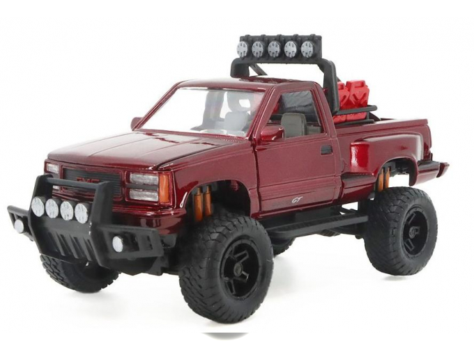 GMC Sierra GT Pick-Up (1992), dark red