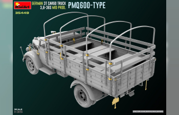 Сборная модель OPEL Blitz Pmq600 Type German 3t Cargo Military Truck 1952