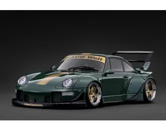 PORSCHE RWB 993, green metallic