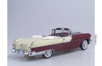 PONTIAC Star Chief Open Convertible (1955), white mist/persian maroon)