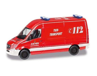 MERCEDES-BENZ Sprinter HD Feuerwehr Aachen / Tier-Transport, red
