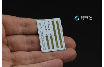 3D Декаль Комплект ремней для самолета ВВС РККА тип 1, ВОВ (с металлическими пряжками) (для всех моделей)