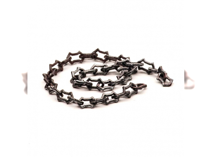 Цепь с угловатым звеном 2,5х3,7мм, толщиной 0,5мм, размер L