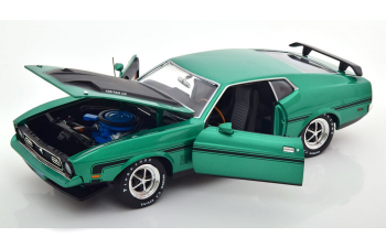 FORD Mustang Mach 1 (1971), green metallic matt black