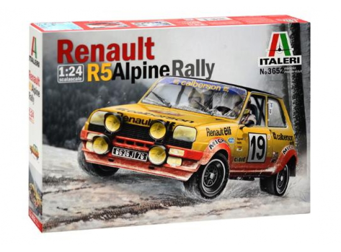 Сборная модель RENAULT 5 Alpine Turbo N 19 Rally Montecarlo 1978 J.ragnotti - J.m.andrie + 5 Alpine Turbo N 12 Rally Montecarlo 1978 F.delaval