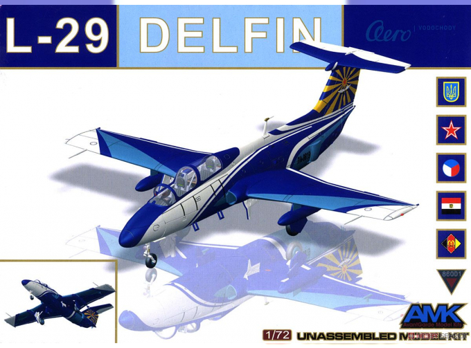 Сборная модель Самолёт L-29 Delfin