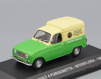 RENAULT 4 Furgonetta "INTERFLORA" (1966), green / yellow