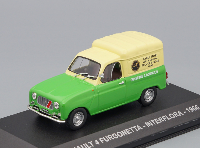 RENAULT 4 Furgonetta "INTERFLORA" (1966), green / yellow