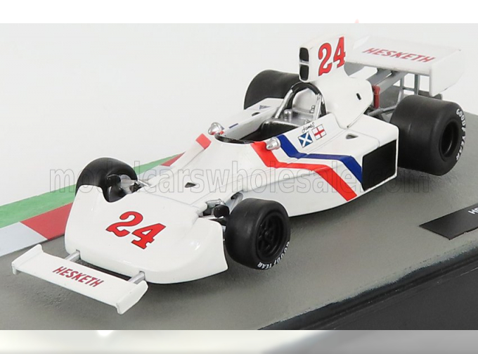 HESKETH F1 308b N 24 Season 1975 James Hunt, White