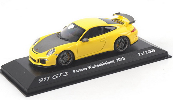 Porsche 991 GT3 "Werksabholung" (yellow)
