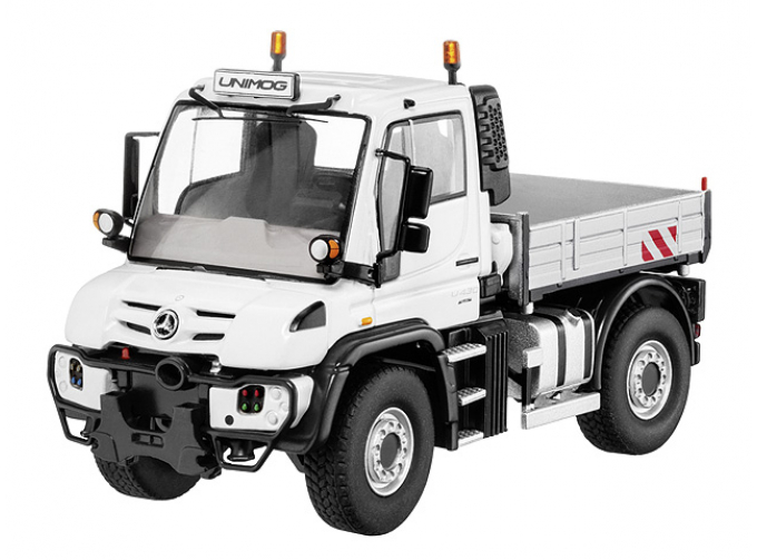 MERCEDES-BENZ Unimog U430 Бортовая платформа, белый