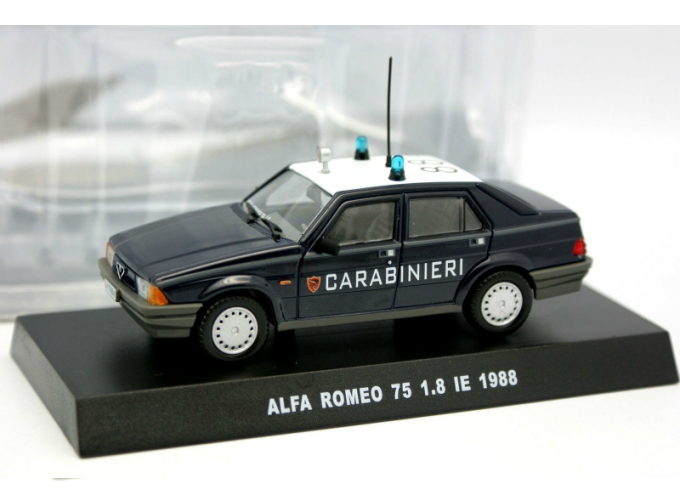 ALFA ROMEO 75 1.8 IE Carabineri 1988, blue / white