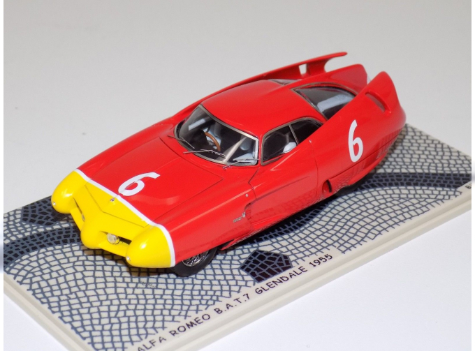 ALFA ROMEO B.A.T.7 Glendale (1955), red / yellow