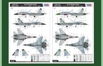 Сборная модель Самолет Su-27 Flanker Early