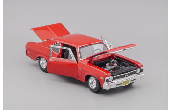 CHEVROLET Nova SS Coupe (1970), red