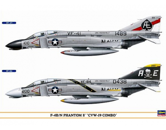 Сборная модель Американский тактический истребитель McDonnell Douglas F-4B / N Phantom II (CVW-19 Combo)