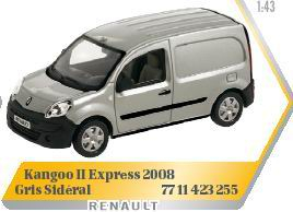 RENAULT Kangoo II Express 2008, gris Sideral