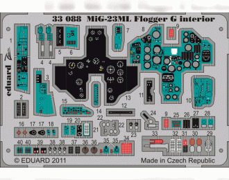 Фототравление MiG-23ML Flogger G interior S.A.