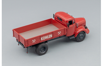 MERCEDES-BENZ L3500 Tipper Truck "Kohlen", brown red