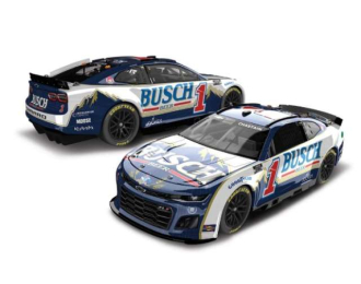 Chevrolet Camaro #1 Ross Chastain *Busch Beer Retro*, white/blue/red 2024