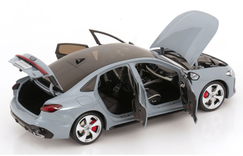 AUDI A5L (2025), grey / light blue - metallic