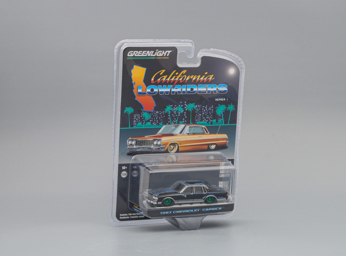 (Greenlight!) CHEVROLET Caprice Lowrider 1987 Custom Black