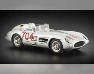 MERCEDES-BENZ 300 SLR Mille Miglia 704 Herrmann, silver