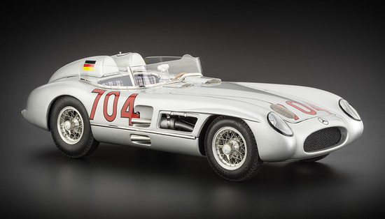 MERCEDES-BENZ 300 SLR Mille Miglia 704 Herrmann, silver