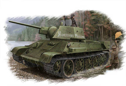 Сборная модель Танк Russia T-34/76 Tank 1943