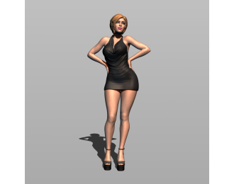 Фигурка 756 Клубная 4, окрашенная